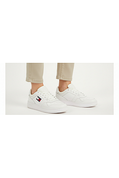TOMMY HILFIGER Pánské Tenisky Kožené Bílé Vel.  39