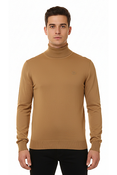 Pánský Svetr Vlněný Béžový Dsquared2 Outlet Vel. M