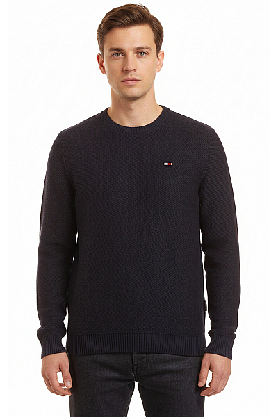 Pánský Pulovr Modrý TOMMY HILFIGER Vel. M
