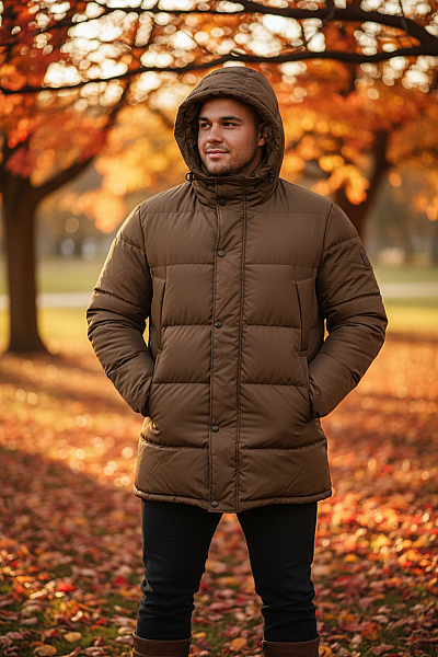 Hugo Boss Zimní Pánská Bunda Khaká