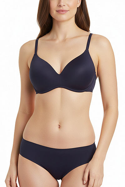 Donna Karan Dámské Podprsenka Modrá Second hand Vel. 38C