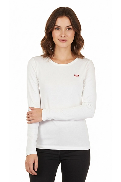 LEVIS Dámské Tričko Bílé Second Hand Vel. S