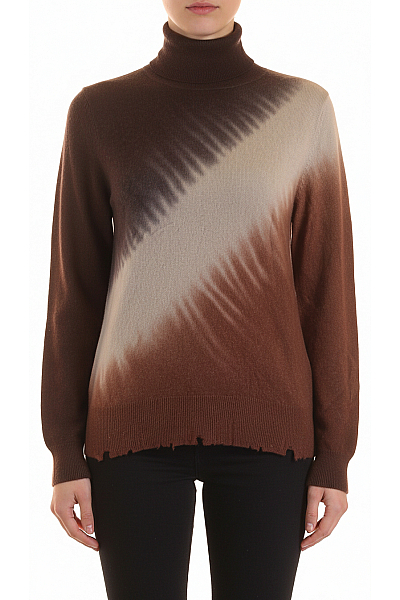 ABSOLUT CASHMERE Dámský Rolák Vlněný Barevný Vel. M