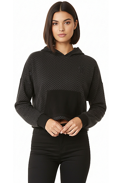 Dámská Mikina Šedá Donna Karan Outlet Vel. XS