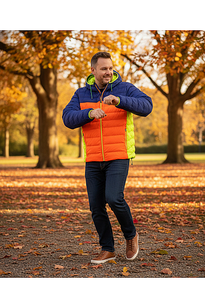 Ralph Lauren Prošívaná Pánská Bunda Barevná Vel. XL