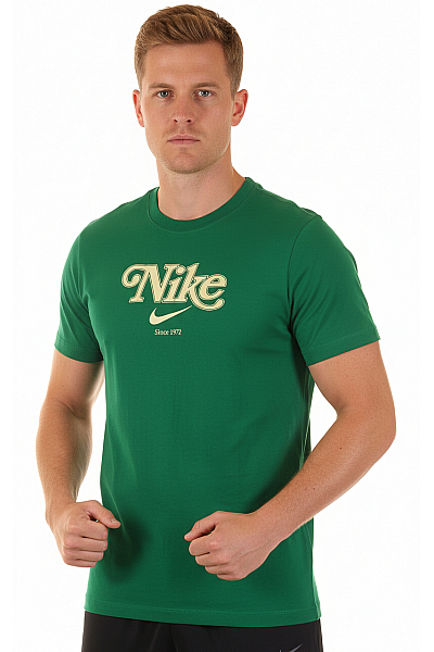 Sportovní Pánské Tričko Zelené Nike Vel. M