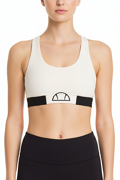 Ellesse Sportovní Podprsenka Hladká Crop Top Na Cvičení