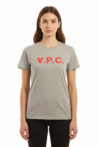 Dámské Tričko Šedé A.p.c Vel.  S