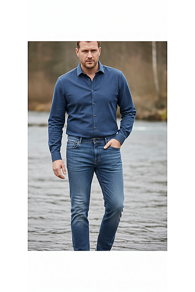Marc O´Polo Pánské Rovné Džíny Modré Vel. 32/30