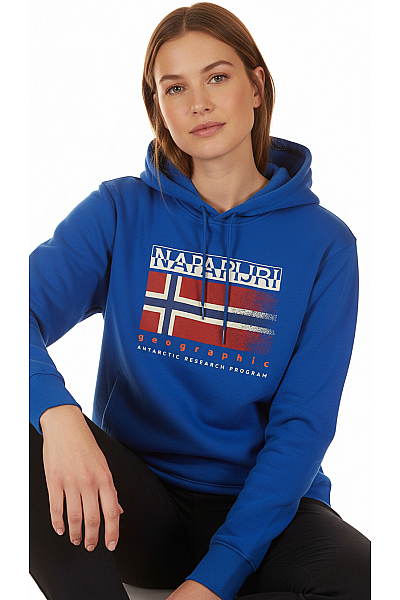 Dámská Mikina Modrá NAPAPIJRI Second Hand Vel. L