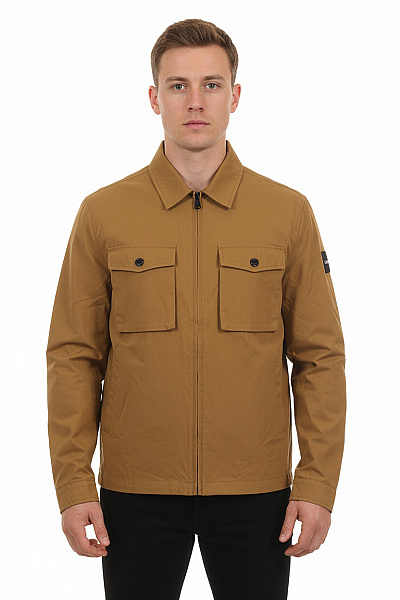 Pánská Bunda Hnědá Calvin Klein Second Hand Vel. M