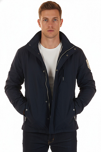 Pánská Bunda Modrá Abercrombie&Fitch Vel. L