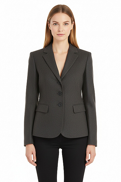JOOP! Dámské Sako Vlněné Šedé Second Hand Vel. 38
