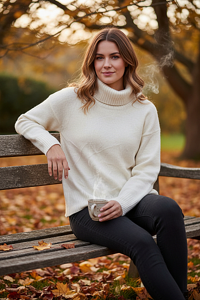 Massimo Dutti Dámský Svetr Bílý Vel.  M