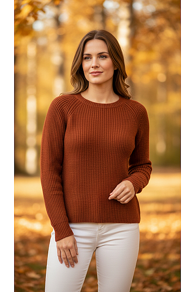 Dámský Svetr Meriný Hnědý REPEAT Cashmere