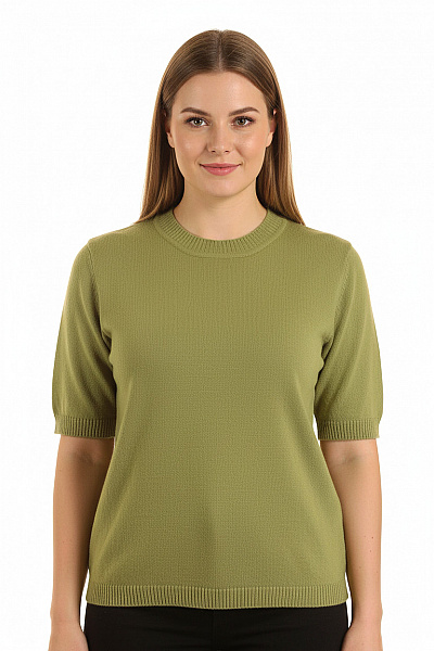  Halenka Pletená Vlněná Zelená RABE Vel. 48