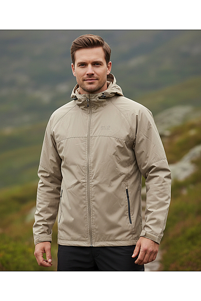 Pánská Přechodné Bundy Šedá Jack Wolfskin Vel.  XXL