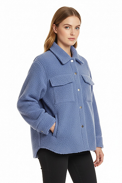 Monki Dámský Kabát Modrý Vel. XXS