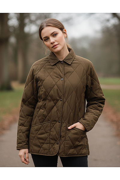 Barbour Dámská Bunda Khaká Vel.  40