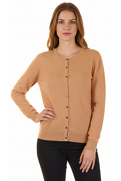 BODEN Dámský Cardigan Kašmírový Béžový Second Hand