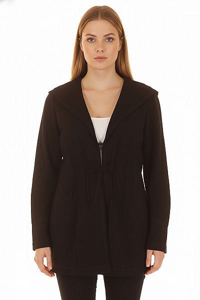 EVELIN BRANDT Dámský Kabát Černý Vel. 46