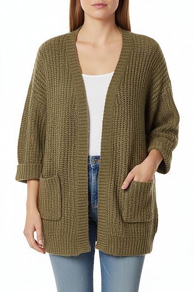 ONLY Dámský Cardigan Zelený Vel. M