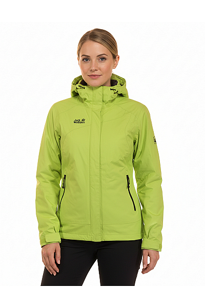 Jack Wolfskin Sportovní Dámská Bunda Zelená Second Hand Vel.  M