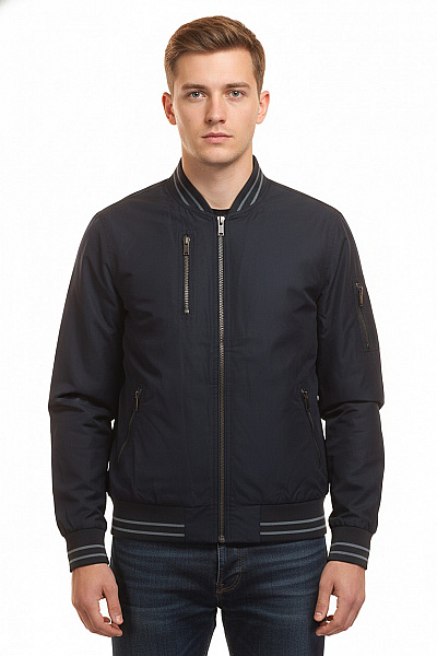 Esprit Pánská Přechodné Bundy Modrá Vel. S