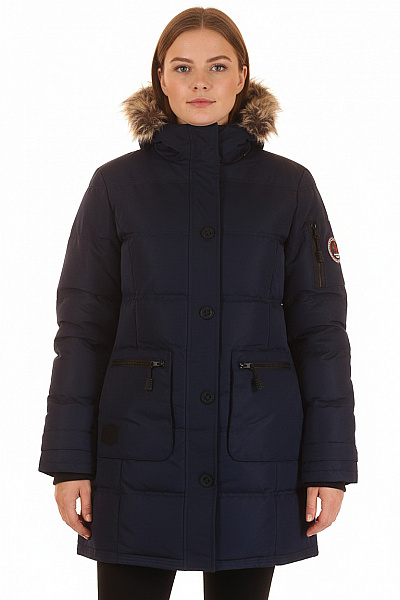 Dámská Bunda Modrá Vel. M