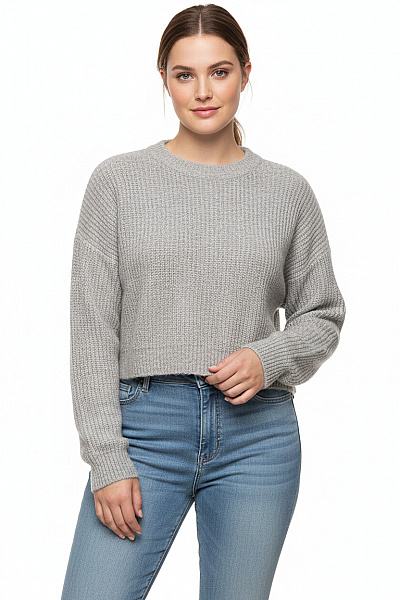 Dámský Svetr Šedý Outlet Vel. 38