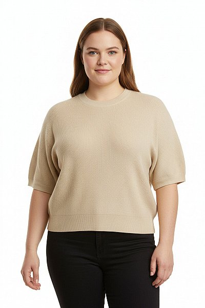 Dámský Svetr Béžový MSCH Copenhagen Vel. L/XL