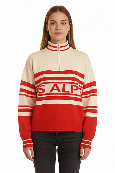 Dámský Svetr Červený Jake*s Vel. M