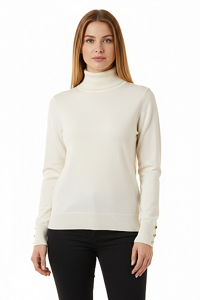 Dámský Svetr Bílý Vel. L