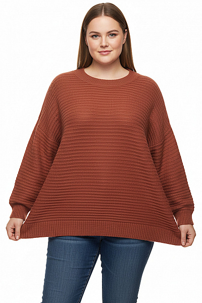 Dámský Svetr Vínový Vel. 36