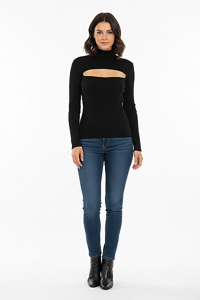 Dámský Rolák Černý Bershka Vel.  M