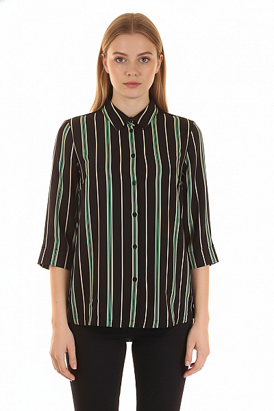 Dámská Košile Černá Outlet Vel. 38