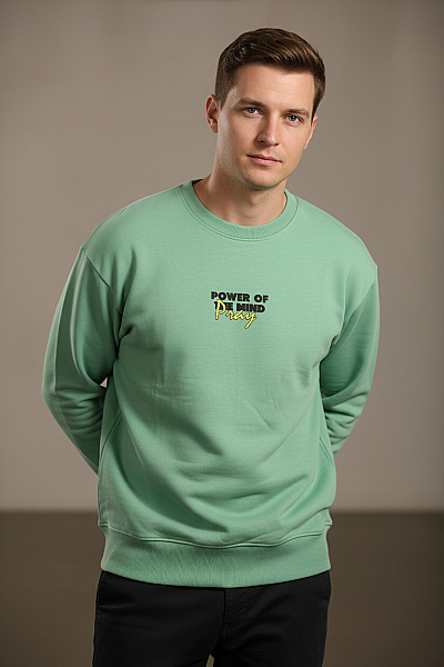 Pánská Mikina Zelená Vel. L