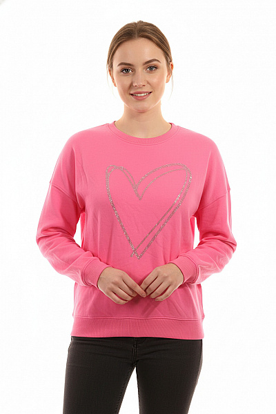 Dámská Mikina Růžová Vel. 38