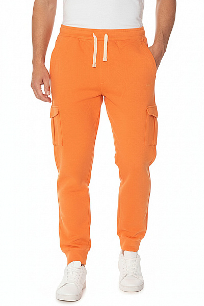 Pánské Kalhoty Kožešinové Oranžové Vel. L