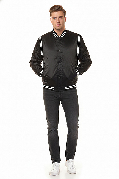 URBAN CLASSICS Pánská Přechodné Bundy Černá Outlet Vel. XL