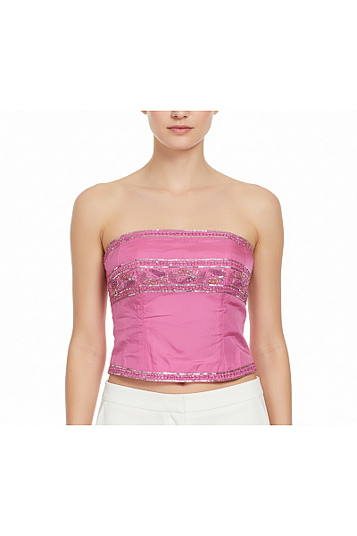 Dámské Top Růžový Outlet Vel. 36