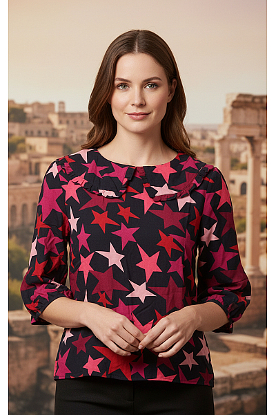 Halenka Fialová THREADBARE Outlet Vel. 40