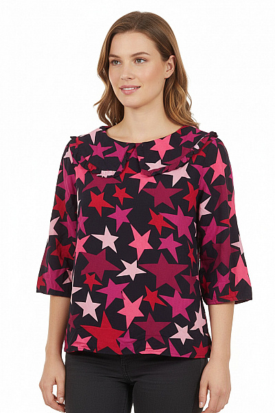 Halenka Fialová THREADBARE Outlet Vel. 40