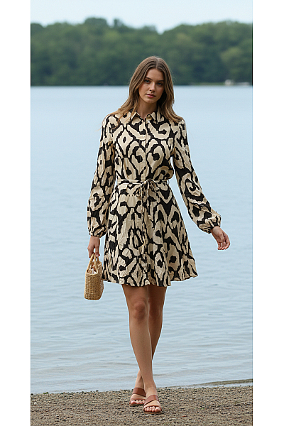 Košilové  Šaty Béžové VERO MODA Vel.  S