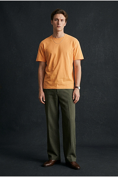 JACK & JONES Pánské Tričko Oranžové Vel. L