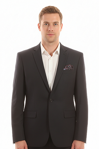 EGO Společenské Pánské Sako Modré Vel. 54