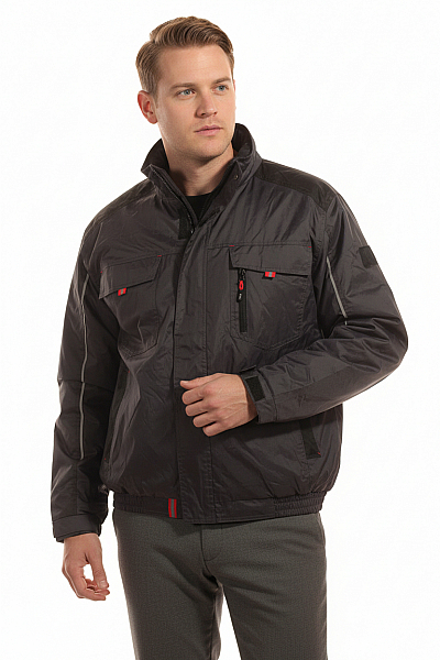 Pánská Bunda Šedá Lee Cooper Outlet