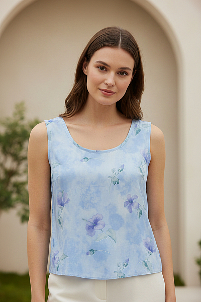 Dámské Tričko Modré