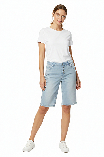 Džínové Dámské Kraťasy Modré Vel. 40