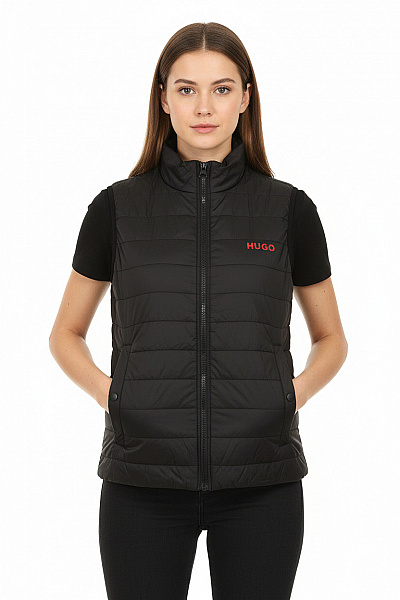 Kratká Dámská Vesta Černá Hugo Boss Second Hand Vel. M